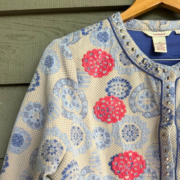 Sundance Women’s Embroidered Beaded Boho Coat Jacket | Size 6 - Picture 10 of 10